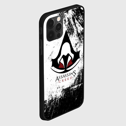 Чехол iPhone 12 Pro Max Assasin's creed / 3D-Черный – фото 2