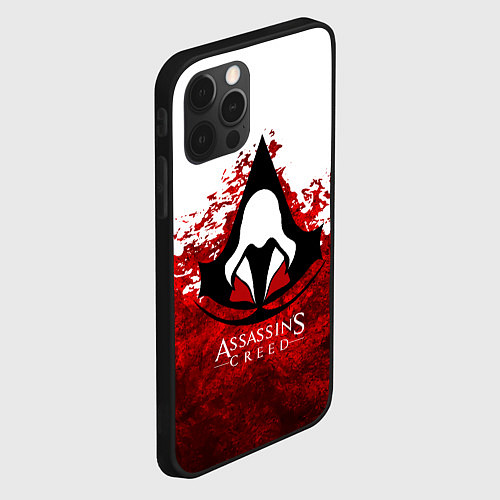Чехол iPhone 12 Pro Max Assasin's creed / 3D-Черный – фото 2