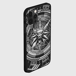 Чехол для iPhone 12 Pro Max Ведьмак, цвет: 3D-черный — фото 2