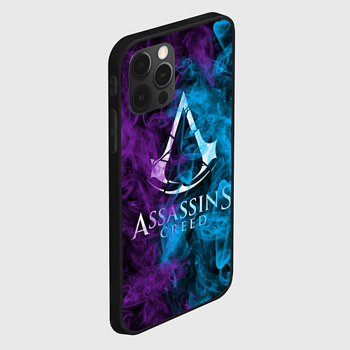 Чехол iPhone 12 Pro Max Assassin's Creed / 3D-Черный – фото 2