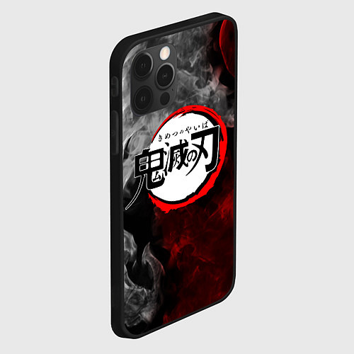 Чехол iPhone 12 Pro Max KIMETSU NO YAIBA / 3D-Черный – фото 2