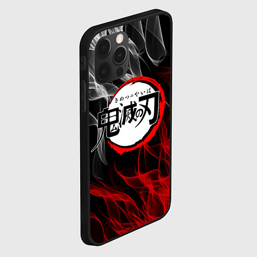 Чехол iPhone 12 Pro Max KIMETSU NO YAIBA / 3D-Черный – фото 2