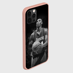 Чехол для iPhone 12 Pro Max Коби Брайант, цвет: 3D-светло-розовый — фото 2