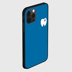 Чехол для iPhone 12 Pro Max Стоматолог, цвет: 3D-черный — фото 2