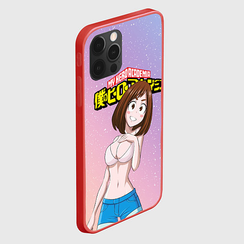 Чехол iPhone 12 Pro Max MY HERO ACADEMIA / 3D-Красный – фото 2