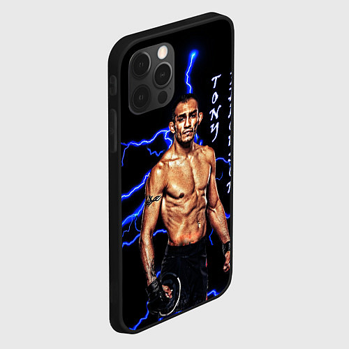 Чехол iPhone 12 Pro Max TONY FERGUSON / 3D-Черный – фото 2