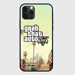 Чехол для iPhone 12 Pro Max GTA 5, цвет: 3D-черный