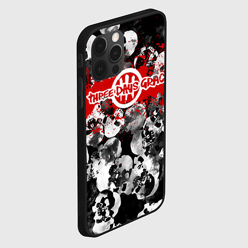 Чехол iPhone 12 Pro Max Three days grace / 3D-Черный – фото 2