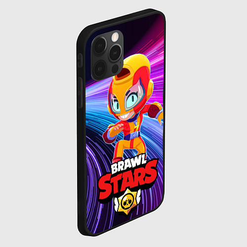 Чехол iPhone 12 Pro Max MAX BRAWL STARS / 3D-Черный – фото 2