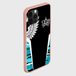 Чехол для iPhone 12 Pro Max ВВС России Камуфляж, цвет: 3D-светло-розовый — фото 2