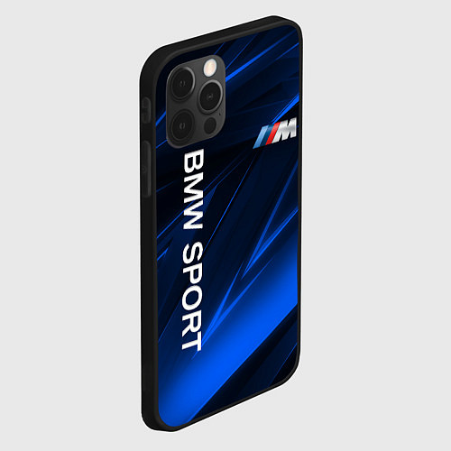 Чехол iPhone 12 Pro Max BMW БМВ / 3D-Черный – фото 2