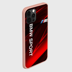 Чехол для iPhone 12 Pro Max BMW БМВ Z, цвет: 3D-светло-розовый — фото 2