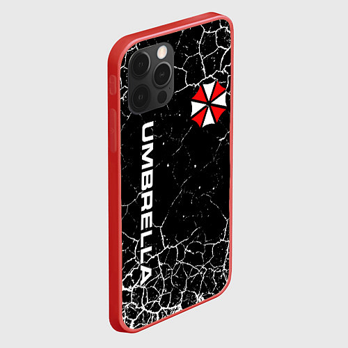 Чехол iPhone 12 Pro Max UMBRELLA CORPORATION / 3D-Красный – фото 2
