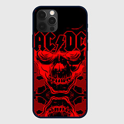 Чехол для iPhone 12 Pro Max ACDC, цвет: 3D-черный