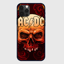 Чехол для iPhone 12 Pro Max ACDC, цвет: 3D-черный