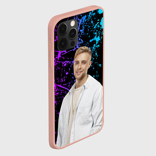 Чехол iPhone 12 Pro Max Егор Крид / 3D-Светло-розовый – фото 2