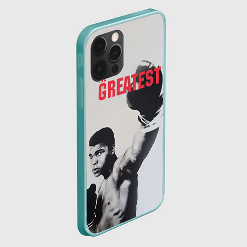 Чехол iPhone 12 Pro Max The Greatest / 3D-Мятный – фото 2