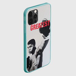 Чехол для iPhone 12 Pro Max The Greatest, цвет: 3D-мятный — фото 2