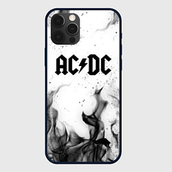 Чехол для iPhone 12 Pro Max ACDC, цвет: 3D-черный