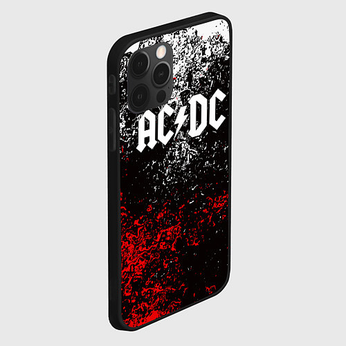 Чехол iPhone 12 Pro Max AC DC / 3D-Черный – фото 2