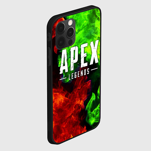 Чехол iPhone 12 Pro Max APEX LEGENDS / 3D-Черный – фото 2