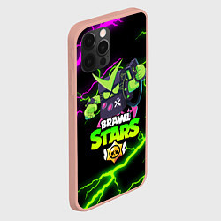 Чехол для iPhone 12 Pro Max BRAWL STARS VIRUS 8-BIT, цвет: 3D-светло-розовый — фото 2