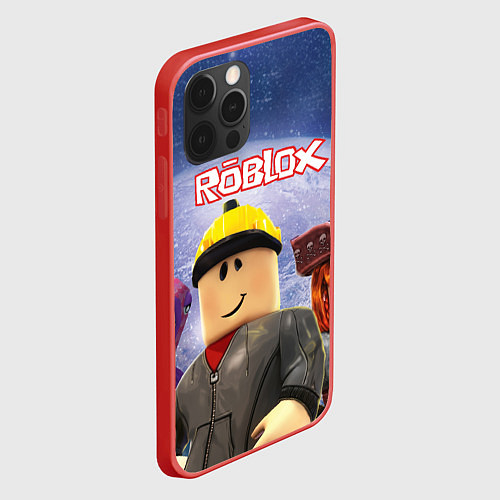 Чехол iPhone 12 Pro Max ROBLOX / 3D-Красный – фото 2