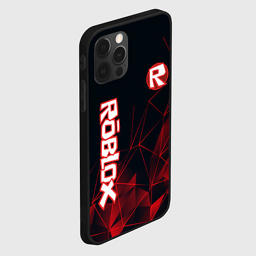 Чехол iPhone 12 Pro Max ROBLOX / 3D-Черный – фото 2