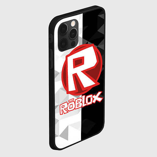 Чехол iPhone 12 Pro Max ROBLOX / 3D-Черный – фото 2