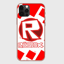 Чехол для iPhone 12 Pro Max ROBLOX, цвет: 3D-светло-розовый