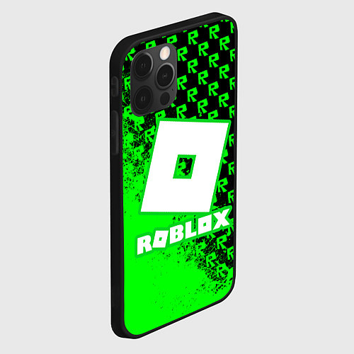 Чехол iPhone 12 Pro Max Roblox / 3D-Черный – фото 2