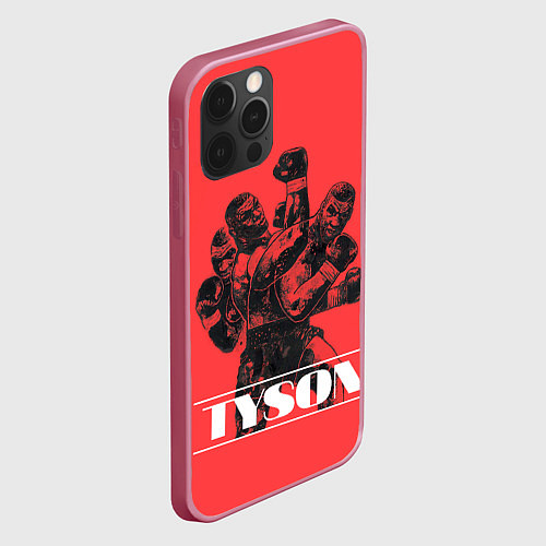 Чехол iPhone 12 Pro Max Tyson / 3D-Малиновый – фото 2