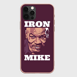 Чехол для iPhone 12 Pro Max Mike Tyson, цвет: 3D-светло-розовый