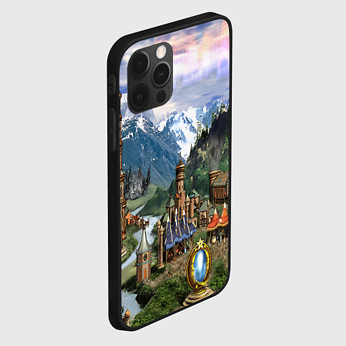 Чехол iPhone 12 Pro Max HEROES / 3D-Черный – фото 2