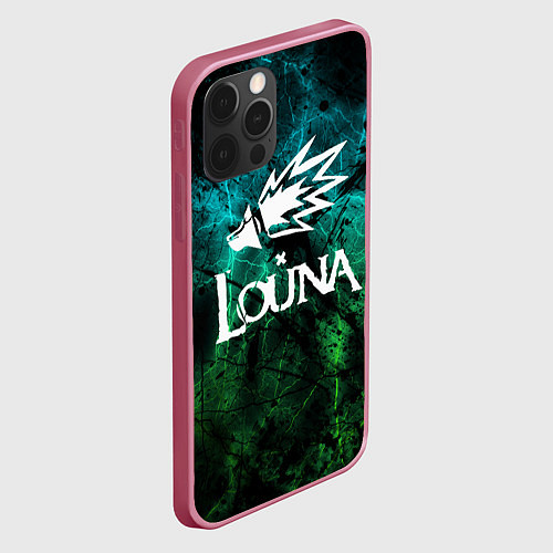 Чехол iPhone 12 Pro Max Louna / 3D-Малиновый – фото 2