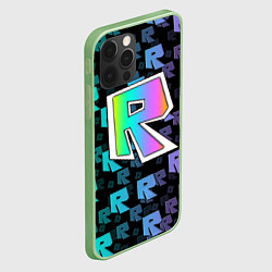 Чехол для iPhone 12 Pro Max ROBLOX, цвет: 3D-салатовый — фото 2