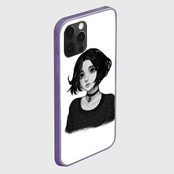 Чехол для iPhone 12 Pro Max Девушка Думер, цвет: 3D-серый — фото 2