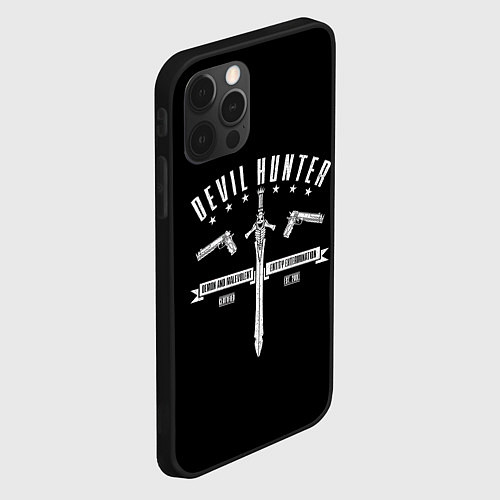 Чехол iPhone 12 Pro Max DMC / 3D-Черный – фото 2