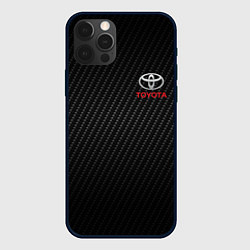 Чехол для iPhone 12 Pro Max TOYOTA, цвет: 3D-черный