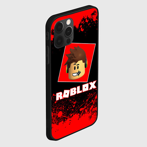 Чехол iPhone 12 Pro Max ROBLOX / 3D-Черный – фото 2