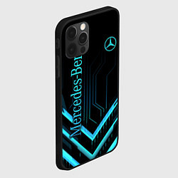 Чехол для iPhone 12 Pro Max Mercedes-Benz, цвет: 3D-черный — фото 2