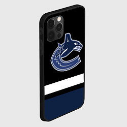 Чехол для iPhone 12 Pro Max Vancouver Canucks, цвет: 3D-черный — фото 2