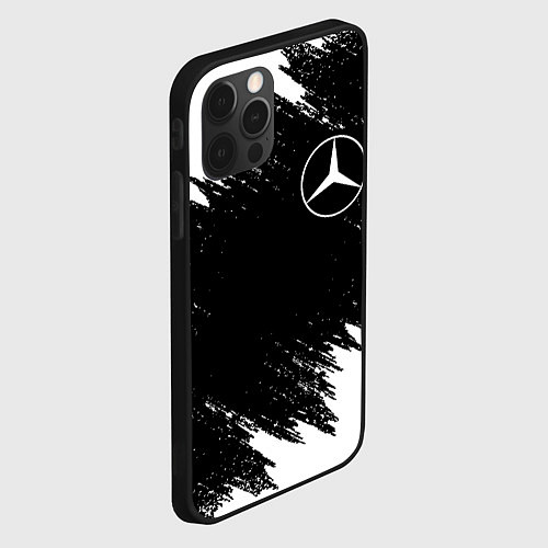 Чехол iPhone 12 Pro Max MERCEDES / 3D-Черный – фото 2