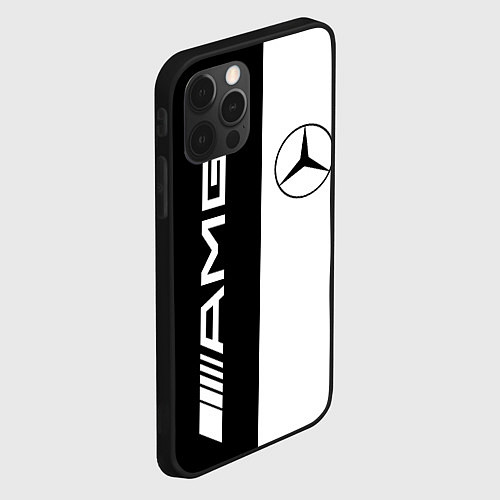 Чехол iPhone 12 Pro Max MERCEDES AMG / 3D-Черный – фото 2