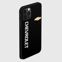 Чехол для iPhone 12 Pro Max Chevrolet, цвет: 3D-черный — фото 2