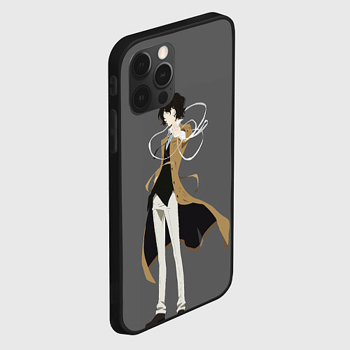 Чехол iPhone 12 Pro Max Osamu Dazai / 3D-Черный – фото 2