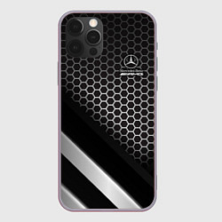 Чехол для iPhone 12 Pro Max Mercedes-AMG, цвет: 3D-серый