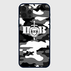 Чехол для iPhone 12 Pro Max Пограничные Войска, цвет: 3D-черный