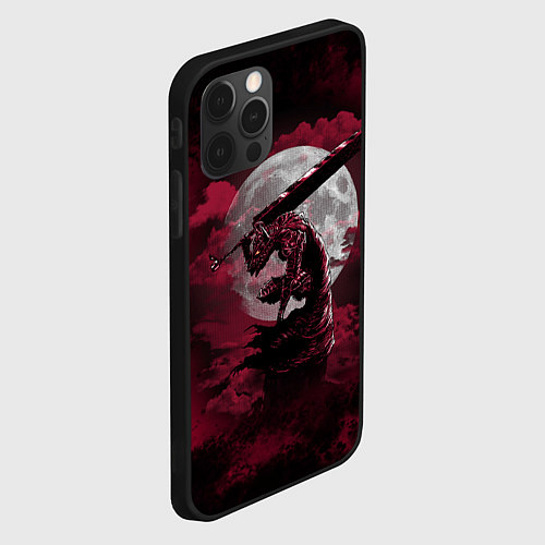 Чехол iPhone 12 Pro Max BERSERK / 3D-Черный – фото 2