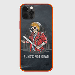 Чехол для iPhone 12 Pro Max Punk??s Not Dead, цвет: 3D-красный